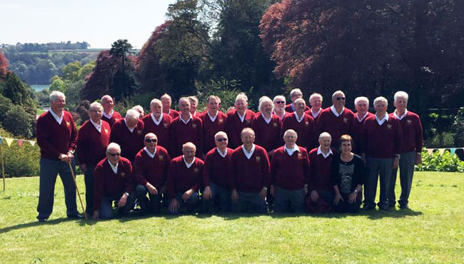 Tenby Male Choir at the Cornwall competition