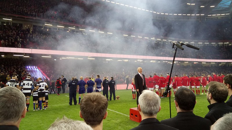 Haydn James at the Principality Stadium